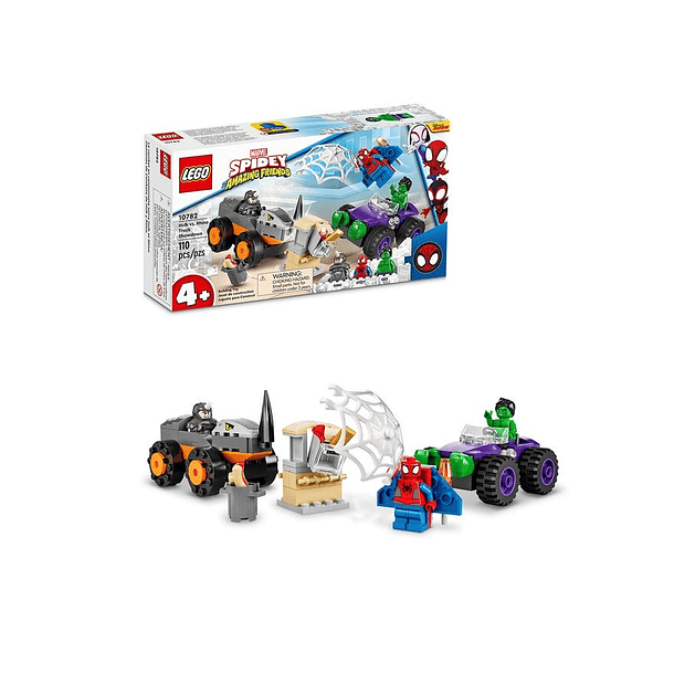 Lego Marvel - Camiones De Combate De Hulk Y Rhino 4