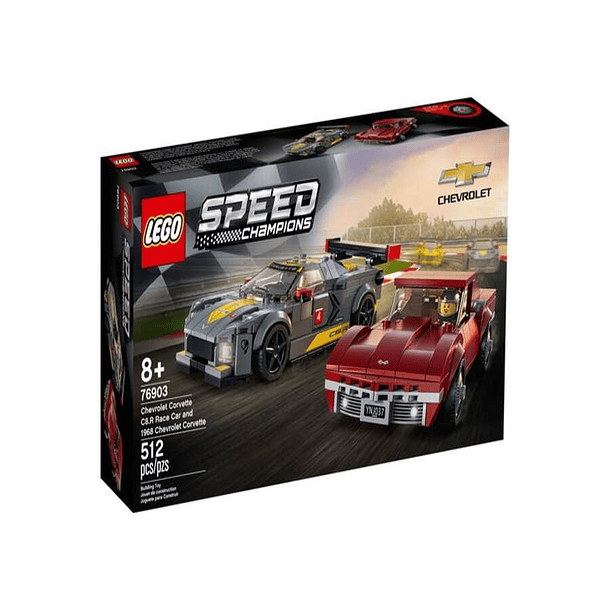 Lego Speed Champions - Deportivo Chevrolet Corvette C8.R Y Chevrolet Corvette Deÿ1968 1