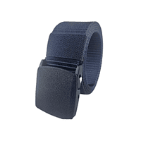 Cinturon Tactico Ajustable Nylon 120 cm Azul