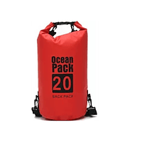 Bolso Seco Impermeable 20L Rojo 