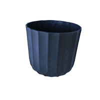 Macetero Plastico. Color Azul. Medidas: D17,7 x Alt 16,2cm