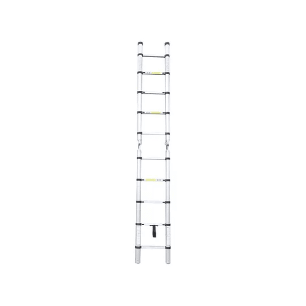 Escalera Doble Retractil Telescopica 2.6 MTs. Aluminio 2