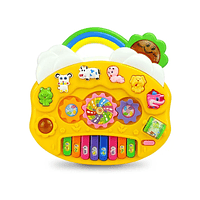 Teclado Infantil Musical Piano Interactivo Rainbow Amarillo
