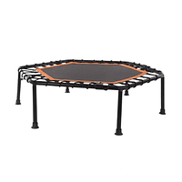 Trampolin Salto Con Elastico Hexagonal Lona Saltarina 120cm