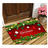 Alfombra Choapino Limpiapies Entrada 70 x 45 Navidad Arbol