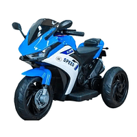 Auto Electrico Moto 3 Ruedas A Bateria Para Niños Azul 