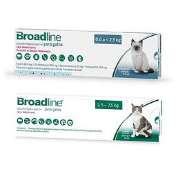 Broadline Antiparasitario Interno y Externo para Gatos