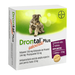 Drontal Plus Antiparasitario Interno Perros Hasta 10kg 