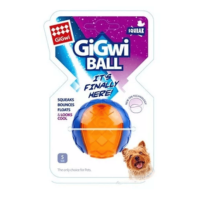 Pelota Gigwi Ball Squeak para Perros 