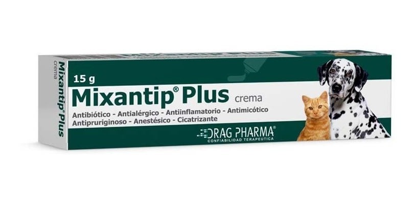 MIXANTIP PLUS CREMA ANTIBIÓTICO 15GR