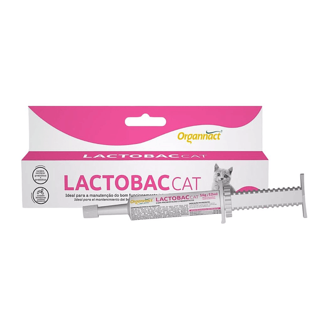 Lactobac Cat Suplemento Vitamínico 12 ml.