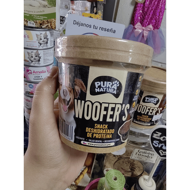 Woofer’s Snack de Proteína para Perros 80 gr.