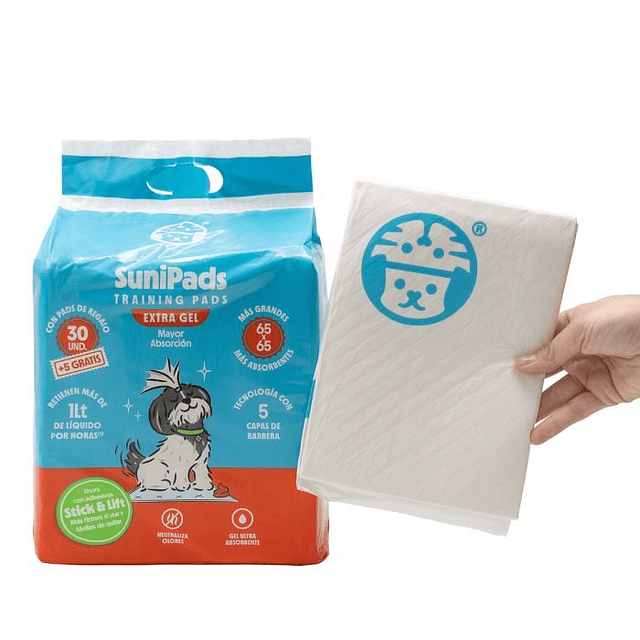 Sabanillas Ultra Absorbentes Sunipet 35 unidades 