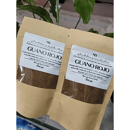 Fertilizante Orgánico Guano Rojo 100 gr. 