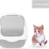 Arenero Cerrado con Palita para Gatos