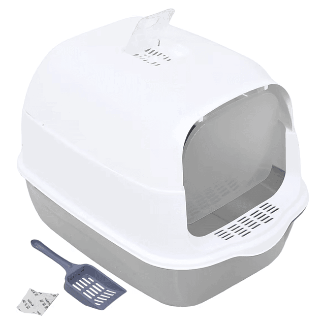 Arenero Cerrado con Palita para Gatos