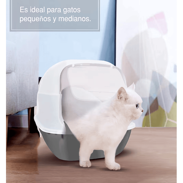 Arenero Cerrado con Palita para Gatos