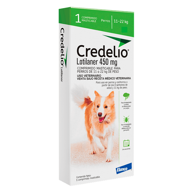 Credelio 1 Comprimido Antiparasitario Externo para Perros Variedades