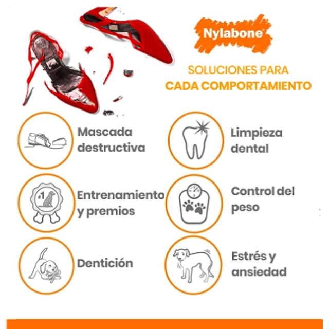 Nylabone Strong Chew Cono 3 en 1 Rellenable y Congelable Sabor Tocino Talla XS