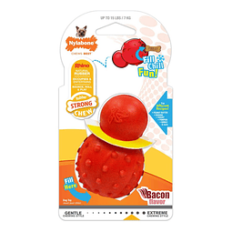 Nylabone Strong Chew Cono 3 en 1 Rellenable y Congelable Sabor Tocino Talla XS