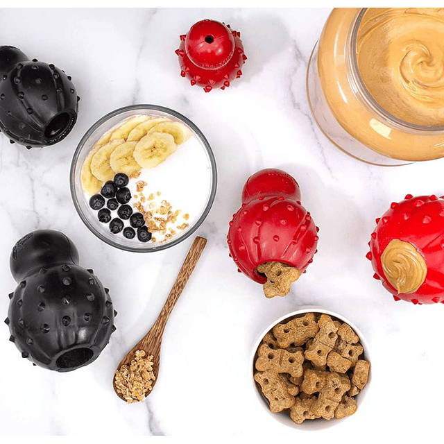 Nylabone Strong Chew Cono 3 en 1 Rellenable y Congelable Sabor Tocino Talla XS