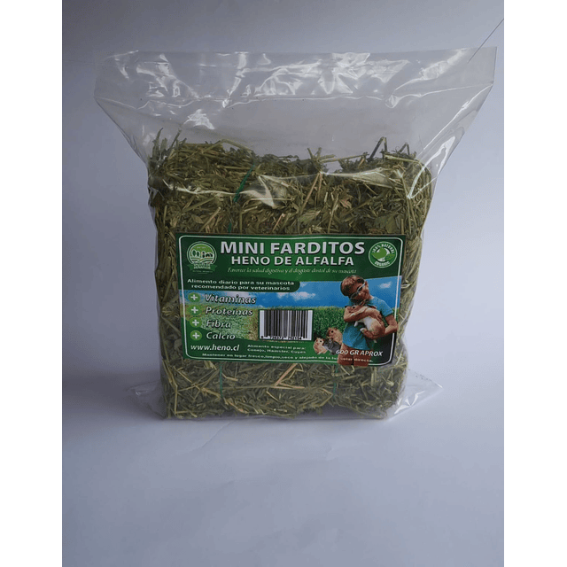 Mini Farditos Heno Alfalfa 600 gr. 