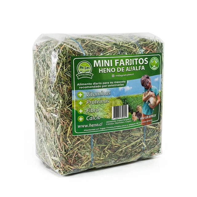 Mini Farditos Heno de Alfalfa 600 gr. 