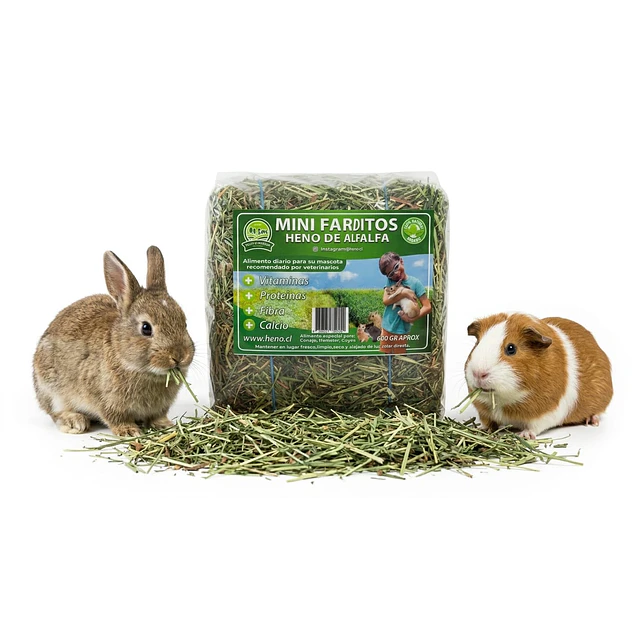 Mini Farditos Heno de Alfalfa 600 gr. 