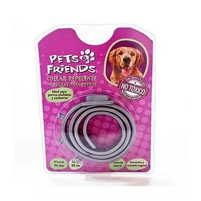 Collar Repelente de Pulgas para Mascotas 90 Días de Eficacia 