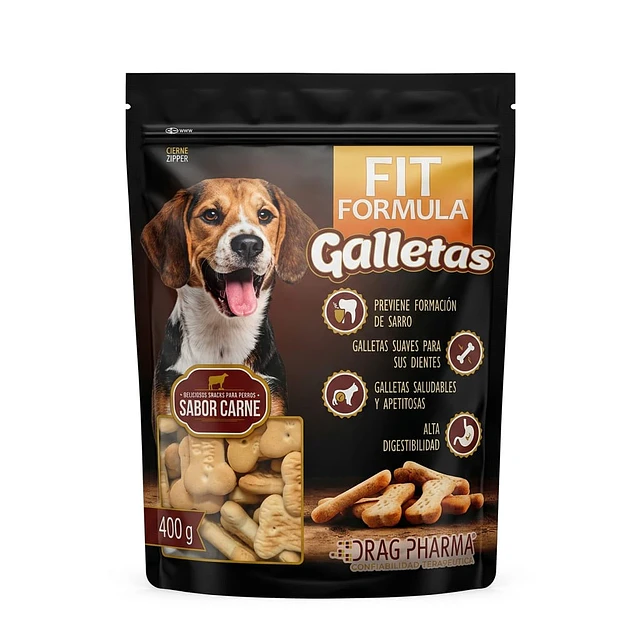 Galletas para Perros Sabor Carne 400gr.