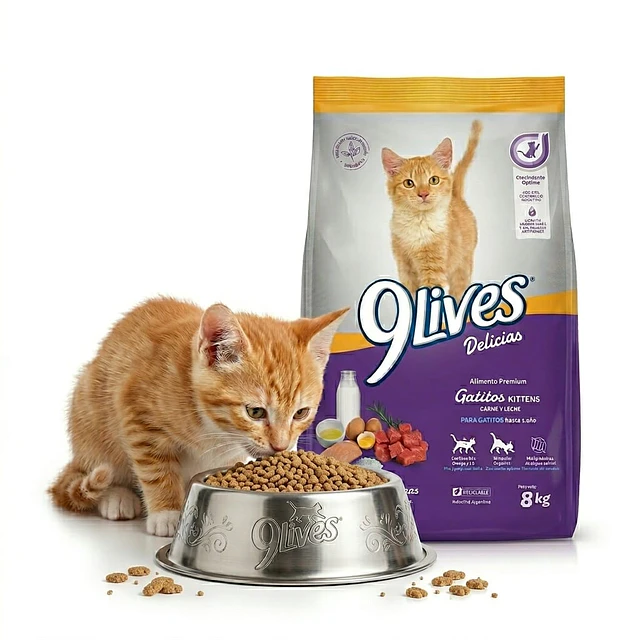 9Lives Alimento Premium Para Gatitos (Hasta 1 Año) Variedades