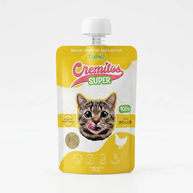 Cremitos Super Snack Cremoso para Gatos 100gr Variedades