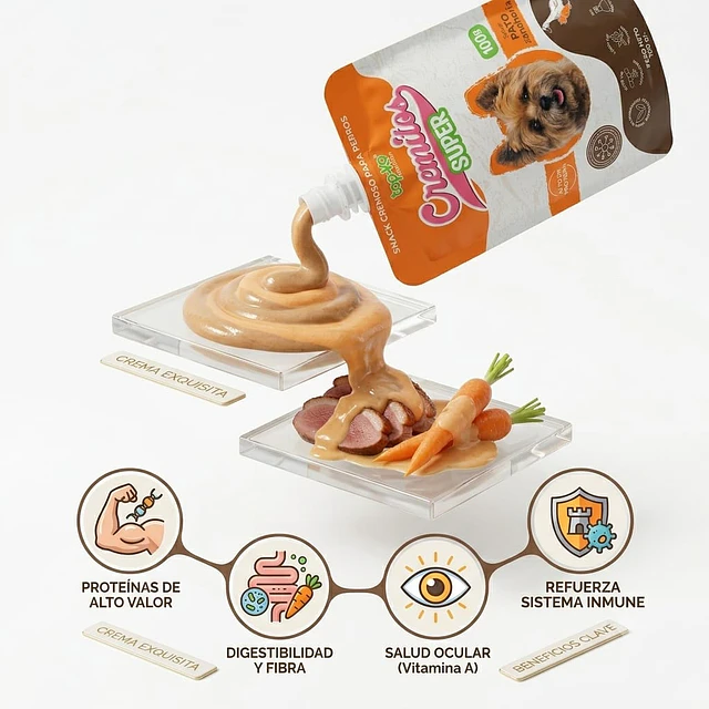 Cremitos Súper Snack Cremoso para Perros 100gr Variedades