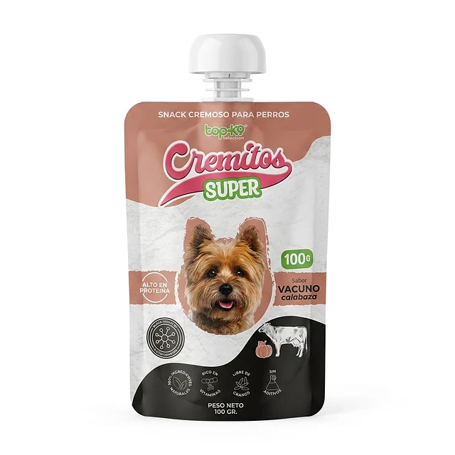Cremitos Súper Snack Cremoso para Perros 100gr Variedades