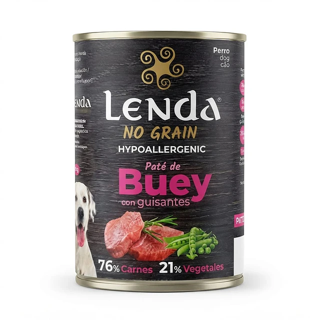 Lenda Paté Húmedo Completo & Balanceado para Perros 400g Variedades