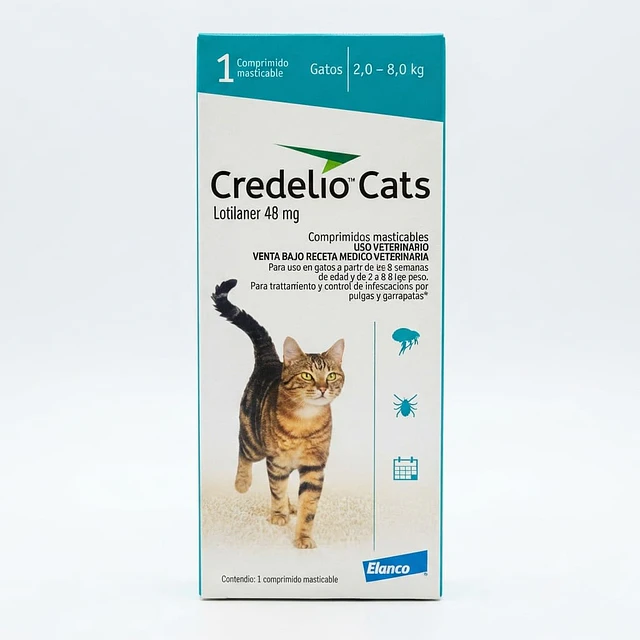 Credelio Cats Antiparasitario Externo Comprimido Masticable 