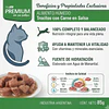 Vitalcan Pouch de Trocitos con Carne en Salsa para Gatos 85g
