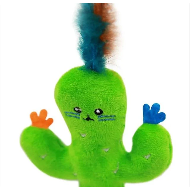 Hey! Juguete Cactus con Plumas para Gatos 