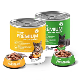 Vitalcan Premium Trocitos en Salsa Lata 340g Variedades