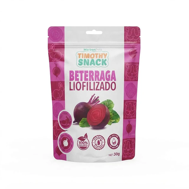 Timothy Snacks Liofilizados para Pequeñas Mascotas 30g Variedades