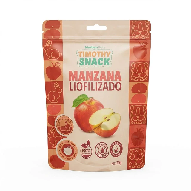 Timothy Snacks Liofilizados para Pequeñas Mascotas 30g Variedades