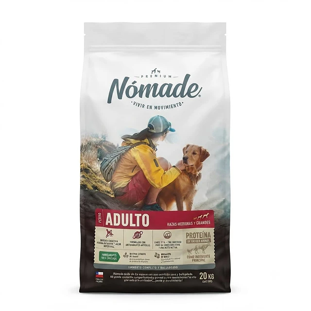 Nómade Alimento Perro Adulto Razas Medianas & Grandes 20 kg