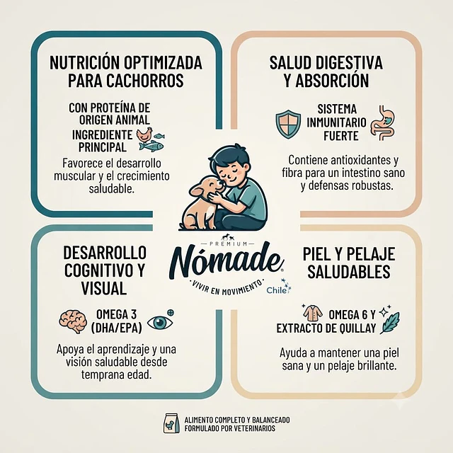 Nómade Alimento Perro Cachorro y Hembras Lactantes 10 kg