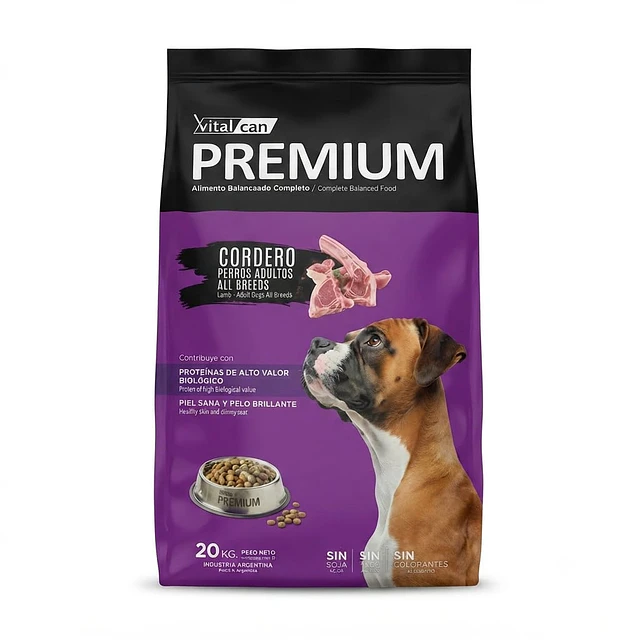 Vitalcan Premium Cordero Perros de Todas las Razas 