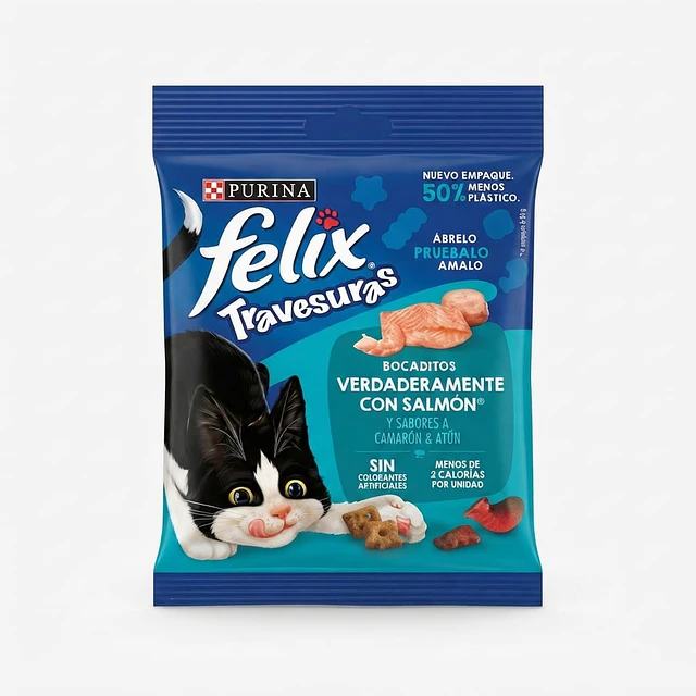 Purina Felix Travesuras Bocaditos Mix Variedades 40g 