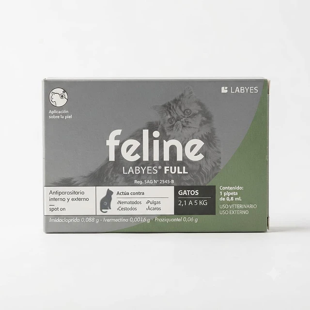Feline Labyes Antiparasitario Doble Función Variedades
