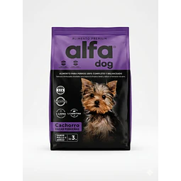 Alfa Dog Premium Perro Cachorro de Raza Pequeña 3 kg