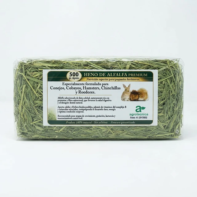 Heno de Alfalfa Premium 500gr