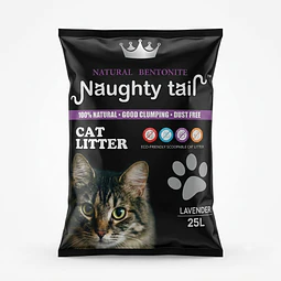 Arena Bentonita Natural Naughty Tail - Aromas y Variedades