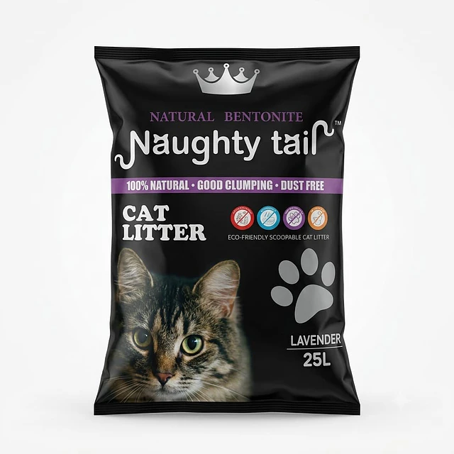Arena Bentonita Natural Naughty Tail - Aromas y Variedades